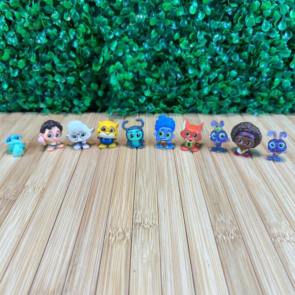 Bundle Of Disney Doorables Series 9 Luca Zootopia A Bugs Life Soul Toys